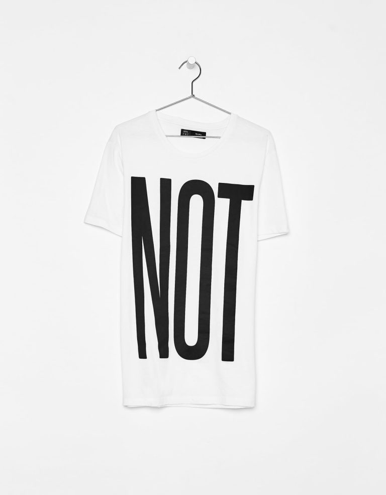 T-shirt With Slogan - Image 5