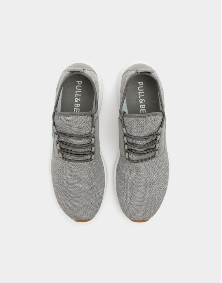Red technical fabric sneakers - Image 2